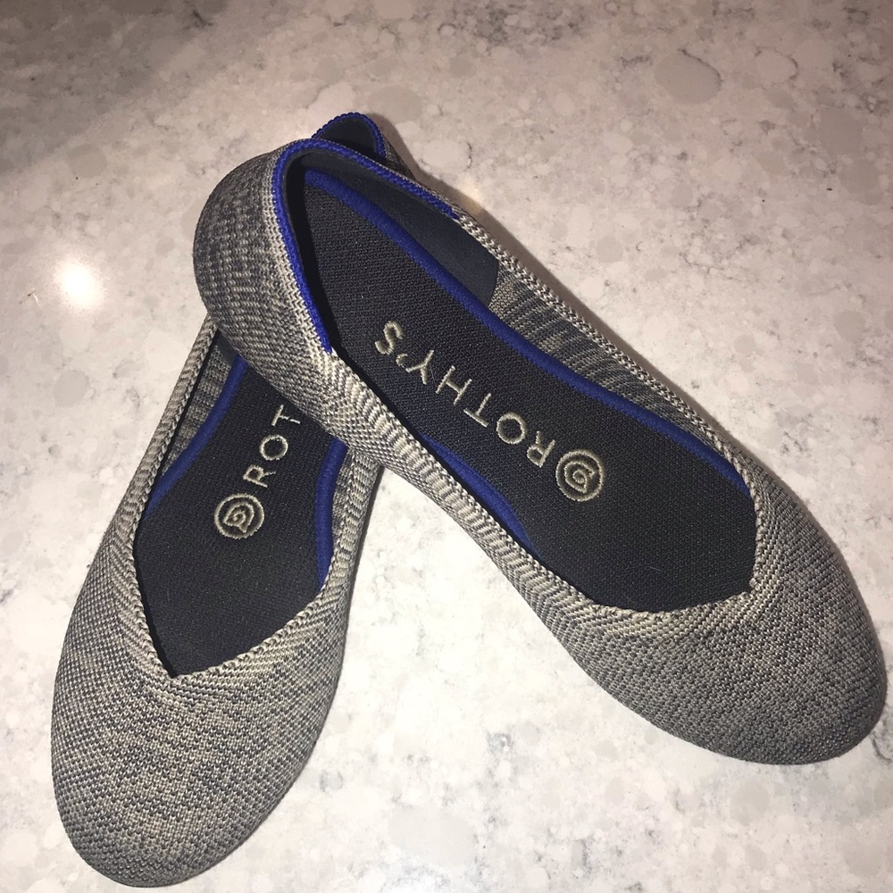 5.5 RETIRED Taupe Heather Rothy’s Flats